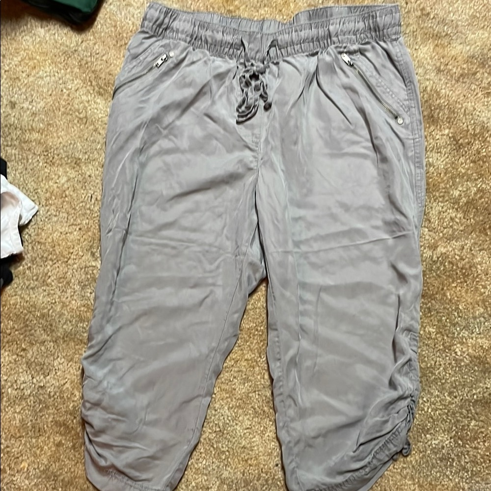 Addition Elle Women's Gray Capris size 14